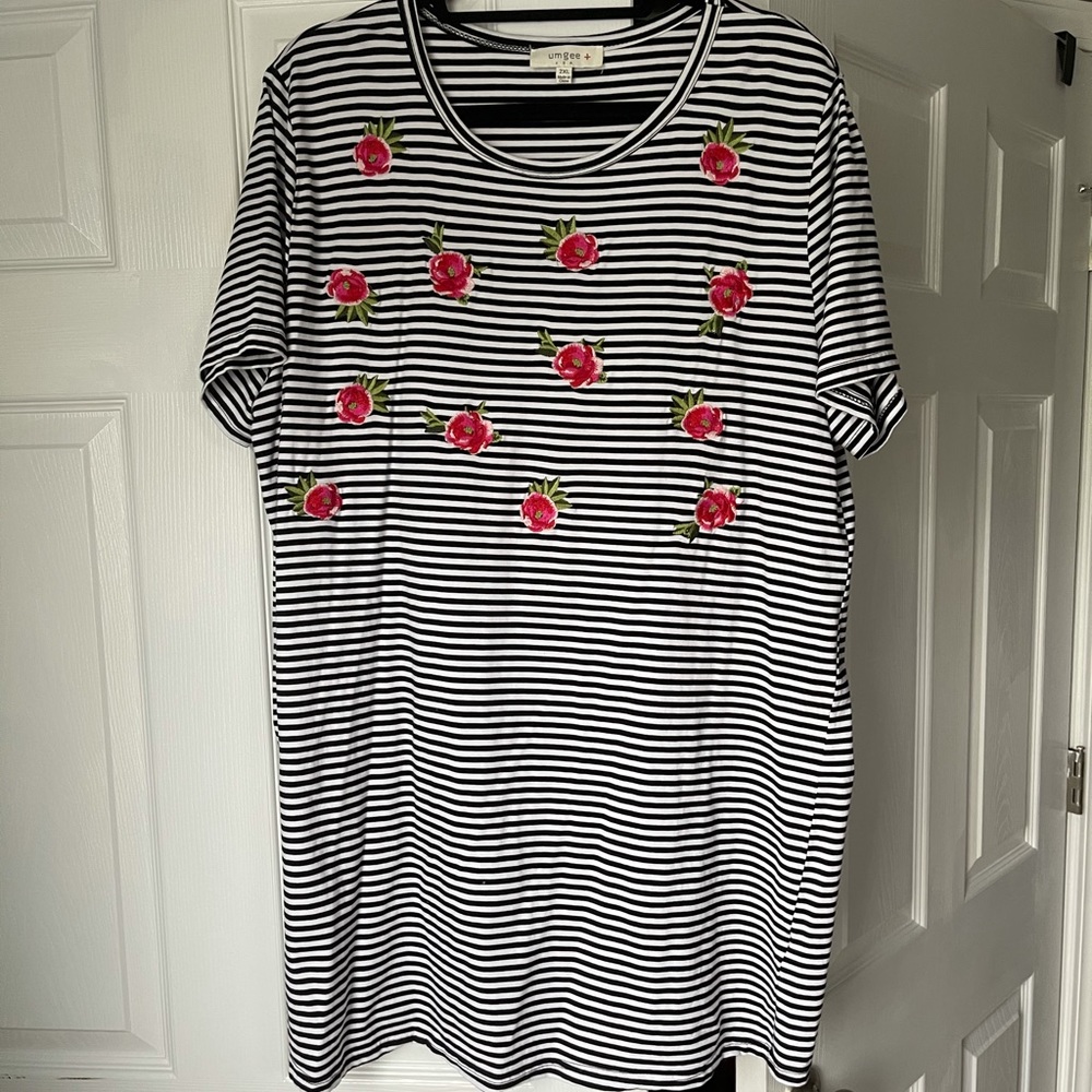 Umgee Tunic Embroidered Dress